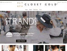 Tablet Screenshot of closetgold.com